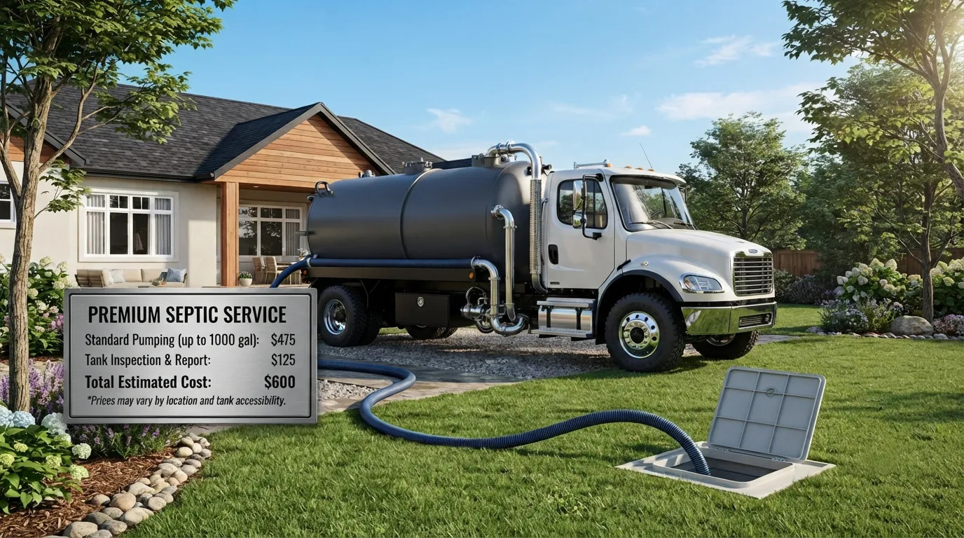 Septic Tank Pumping Cost in Camarillo, CA