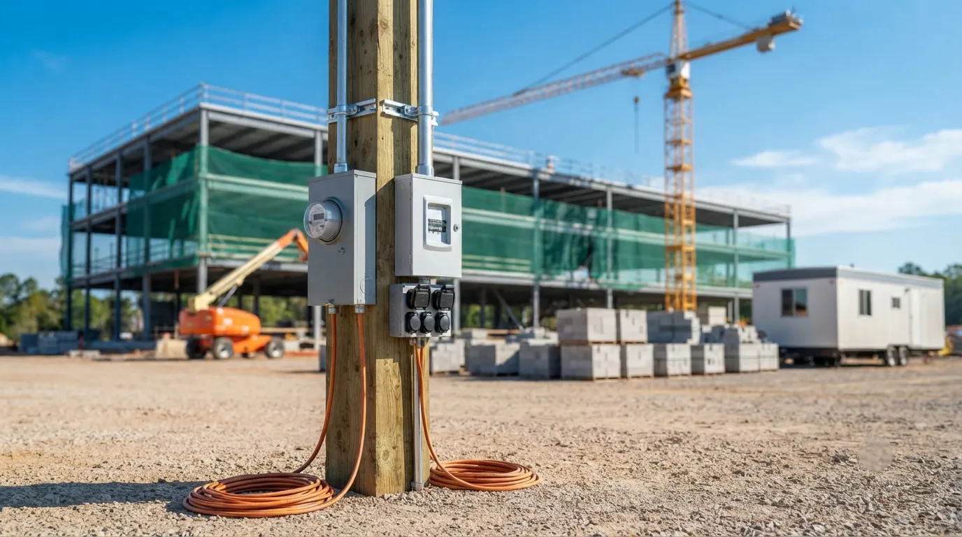 Temporary Power Pole in Camarillo, CA